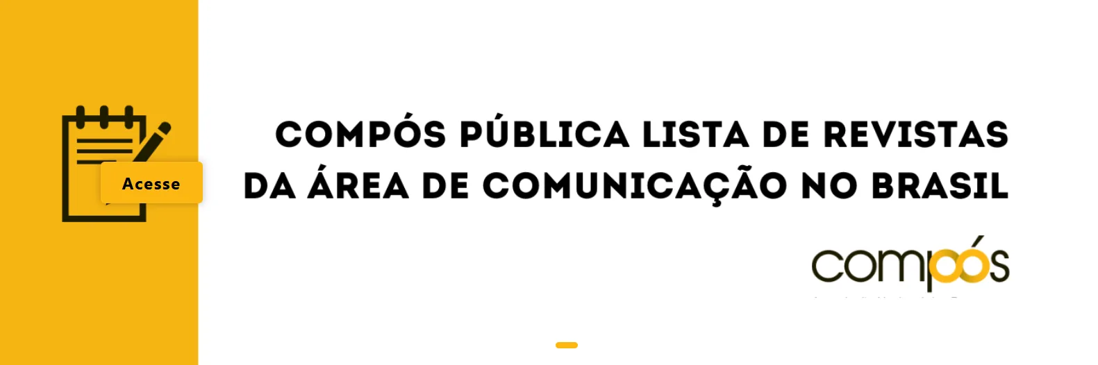Compós publica a lista de revistas da área de Comunicação no Brasil